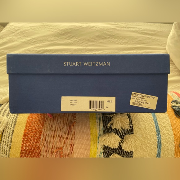 Stuart Weitzman Tieland Over The Knee OTK Boot - Black Suede - 8.5 US - Picture 14 of 16